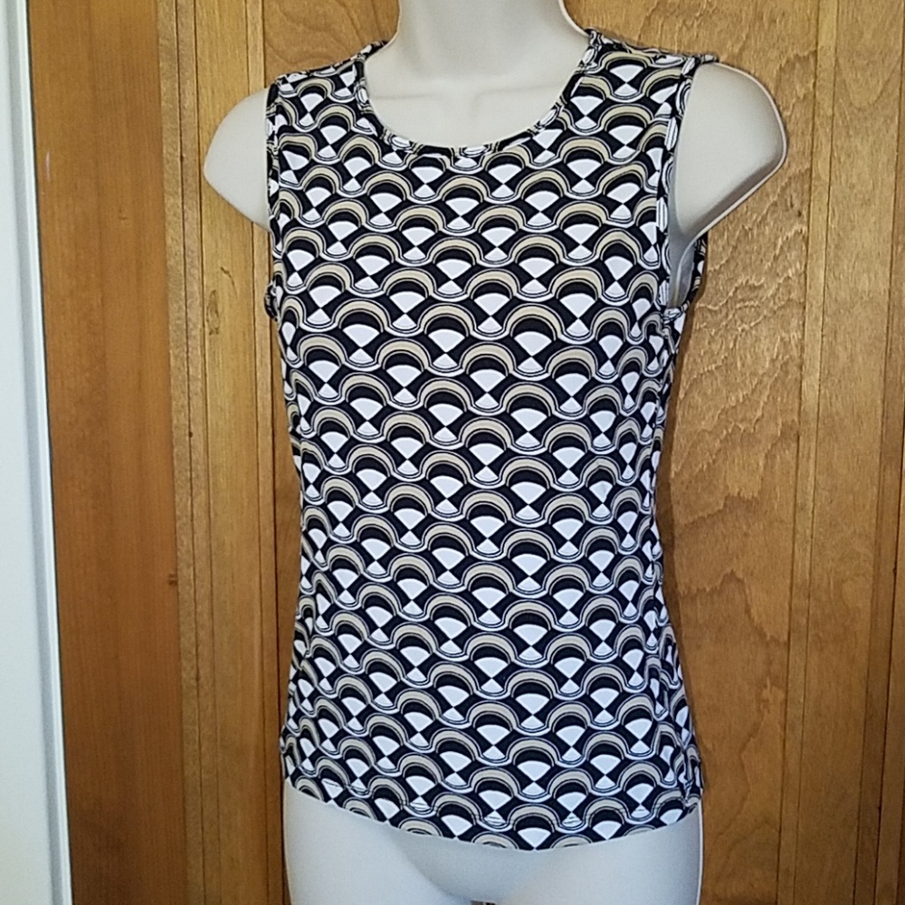 The Limited Geometric tank top, S